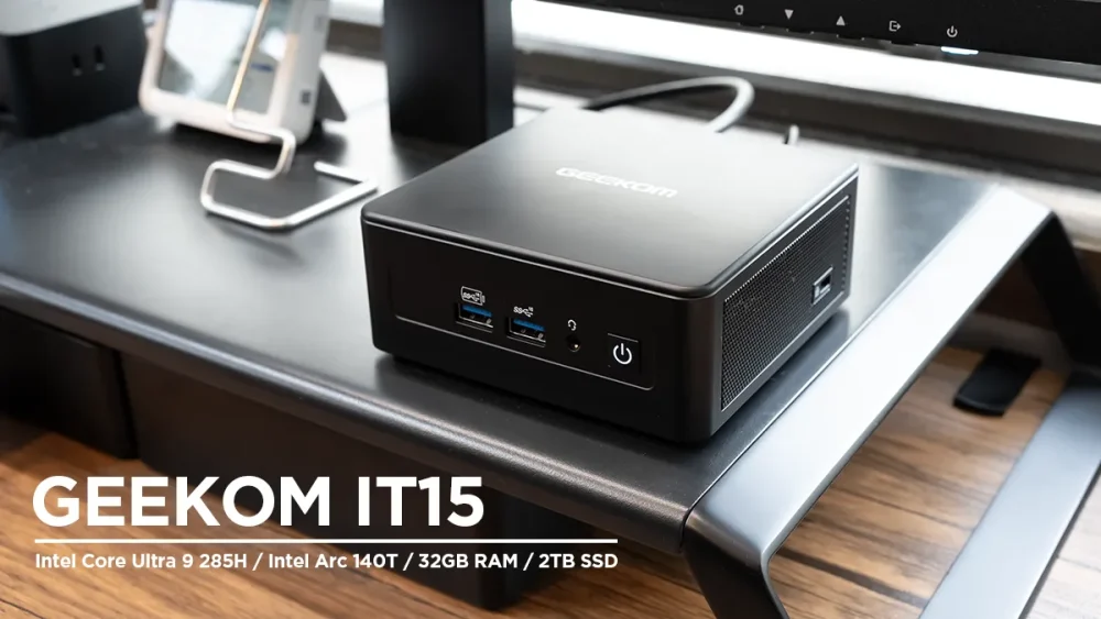 GEEKOM IT15 Ultra9 285H ミニPC GEEKOM ワークステーション｜AI PC IT15 ミニPC 第15世代 インテルCORE